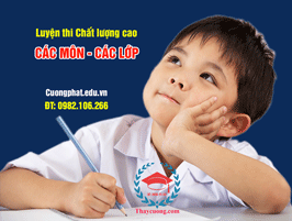Bồi dưỡng kiến thức CHẤT LƯỢNG CAO - Các môn, các lớp - Năm học 2019-2020