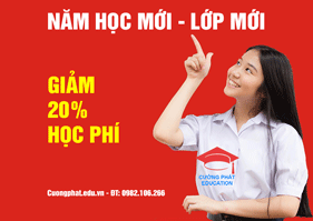 ✅ ❤️ NĂM HỌC MỚI - LỚP MỚI - GIẢM 20% HỌC PHÍ